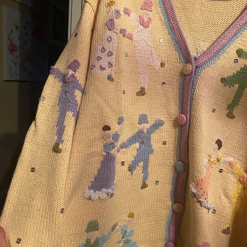 Storybook knit sweater